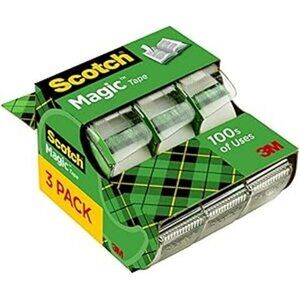 Scotch Magic Tape Repair Christmas Cards and Use as Holiday Gift Wrap Supplies